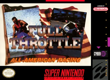 Full Throttle - All-American Racing (USA) (Beta) box cover front